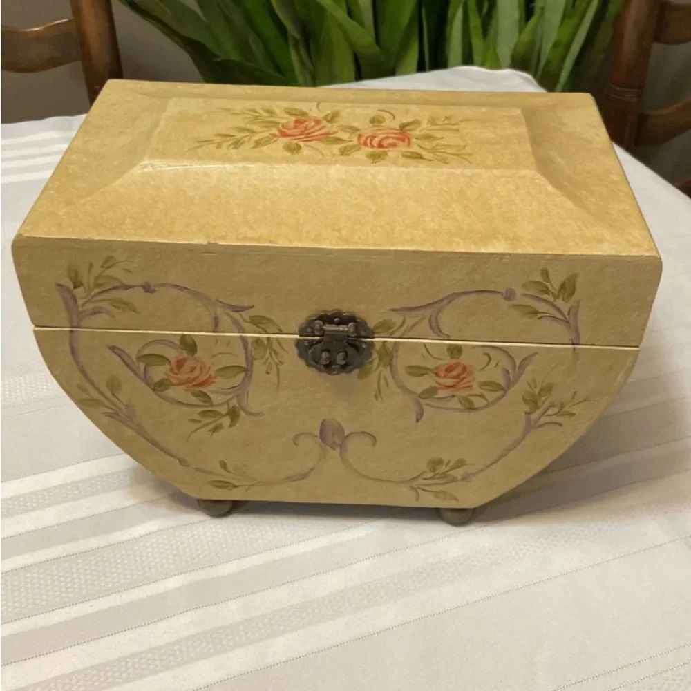 REDUCED Decorative Home Decor Vintage Inspired Storage Box